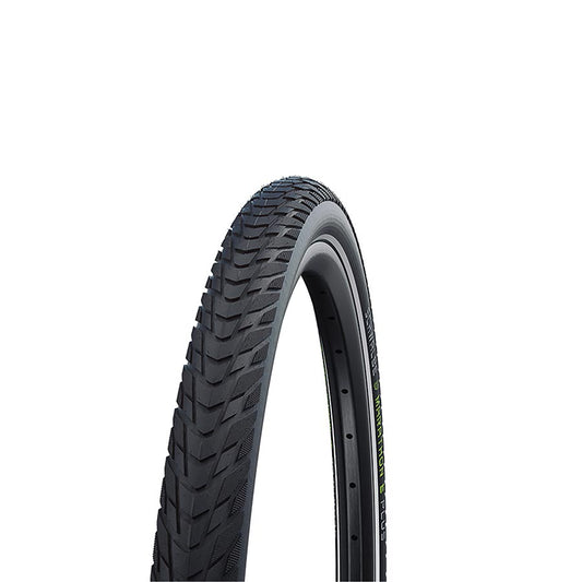 Schwalbe, Marathon E-Plus, Hybrid Tire, 27.5''x2.00, Wire, Clincher, Endurance, SmartGuard, 67TPI, Black