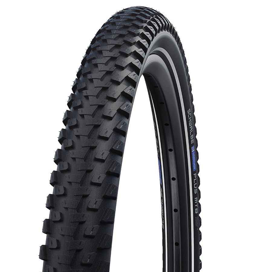 Schwalbe, Marathon Plus MTB, Mountain Tire, 27.5''x2.25, Wire, Clincher, Addix, SmartGuard, 67TPI, Black