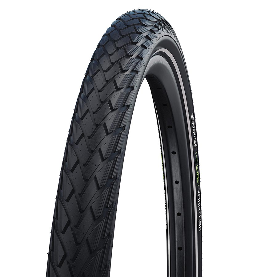 Schwalbe, MARATHON, Hybrid Tire, 700x35C, Wire bead, Clincher, Addix Eco, GreenGuard, 67TPI, Black