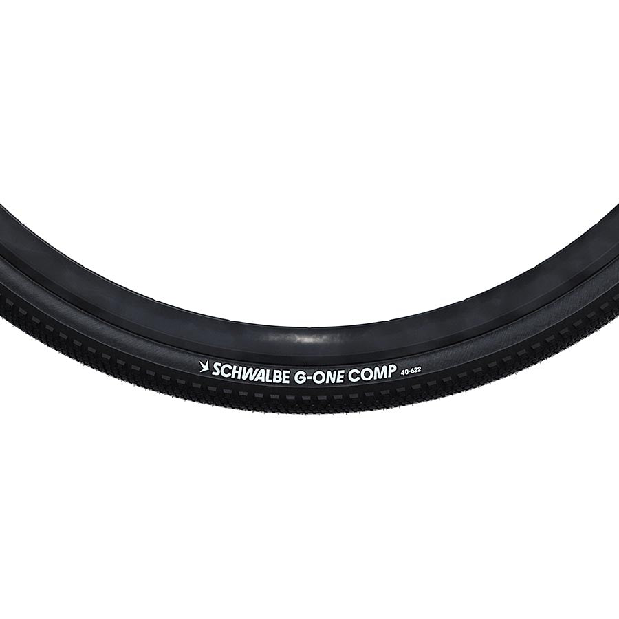 Schwalbe, G-One Comp, Gravel Tire, 28x1.35, Wire, GreenCompound, K-Guard, Black