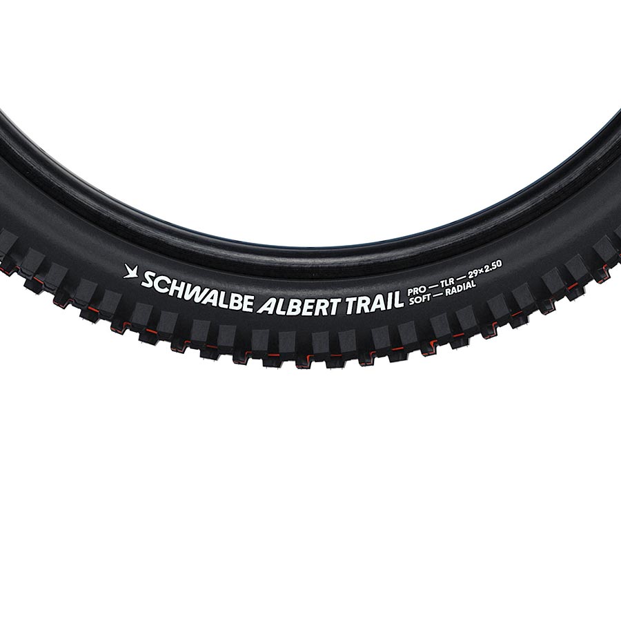 Schwalbe, Albert Gravity Pro, Mountain Tire, 27.5x2.50, Folding, Tubeless Ready, Addix Soft, Black