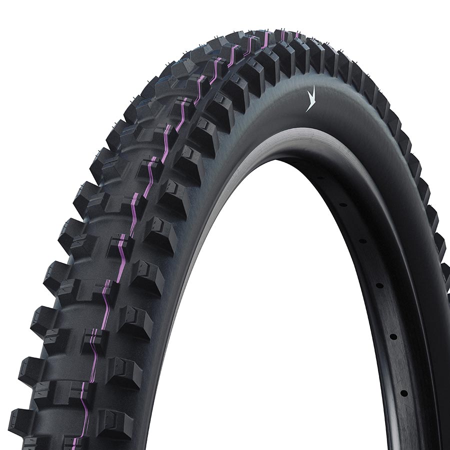 Schwalbe, Shredda, Mountain Tire, 29''x2.50, Folding, Tubeless Ready, Addix Ultra Soft, Gravity Pro - Radial, 67TPI, Black