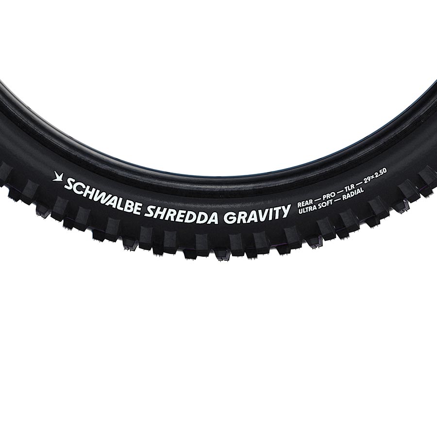 Schwalbe, Shredda, Mountain Tire, 29''x2.50, Folding, Tubeless Ready, Addix Ultra Soft, Gravity Pro - Radial, 67TPI, Black