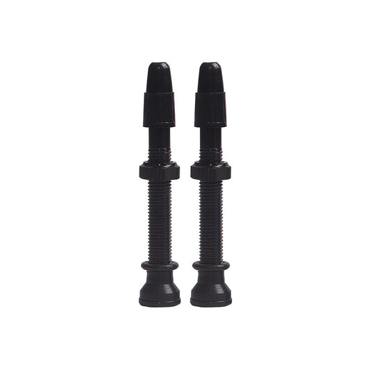 EVO, Tubeless Valves, Tubeless Valve, Presta, 44mm, Black, Pair