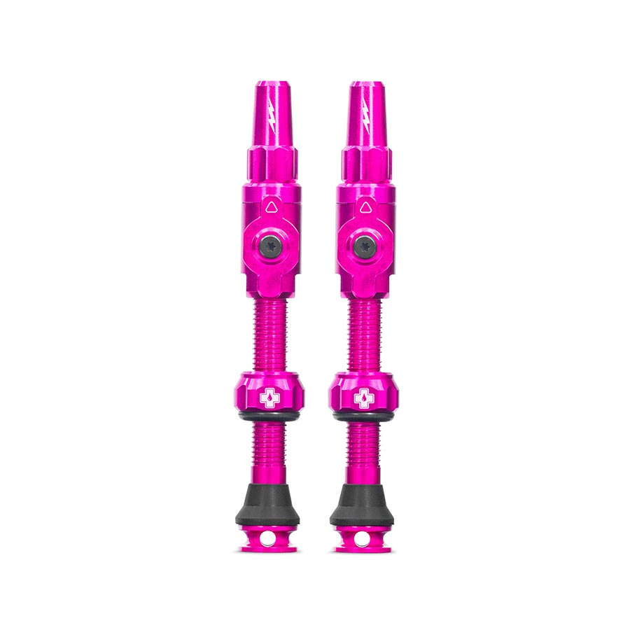 Muc-Off, Big Bore Lite Small, Tubeless Valve, Presta, 30mm, Black, Pair