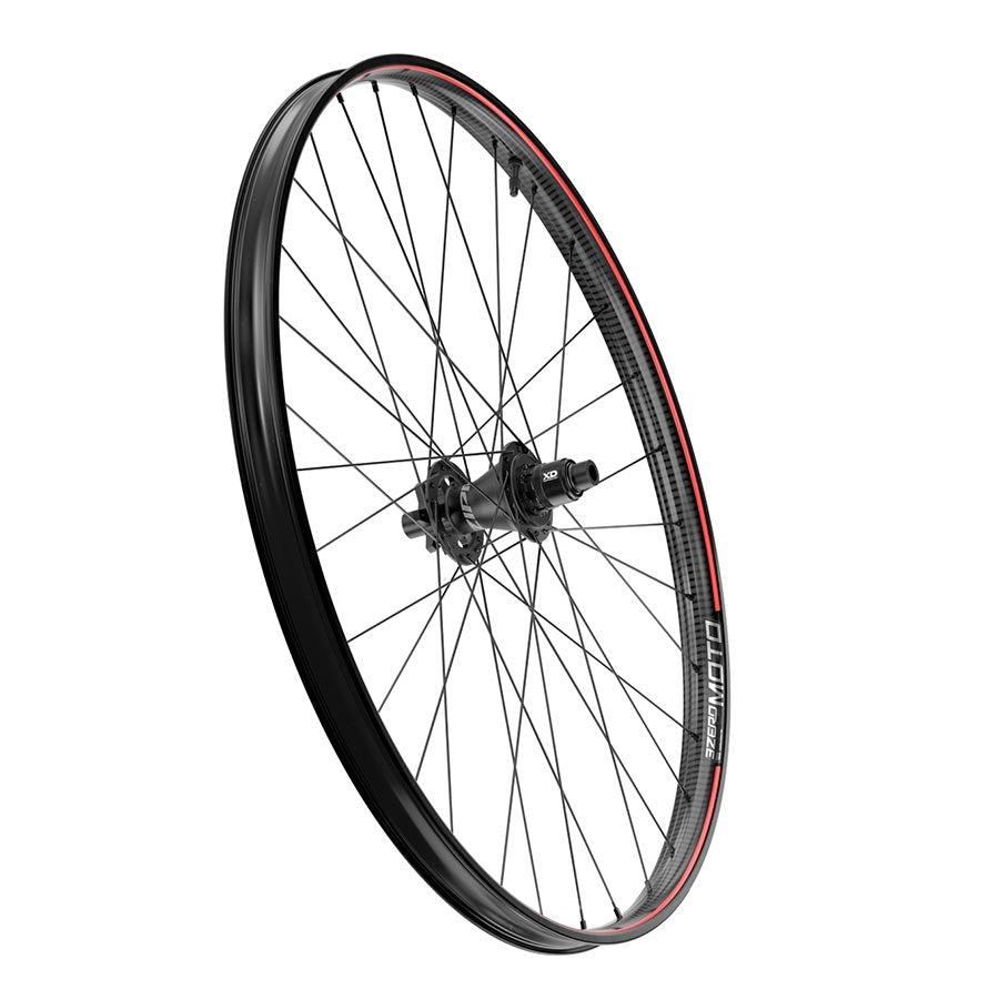 Zipp, 3ZERO MOTO B1, Wheel, Front, 27.5'' / 584, Holes: 32, 15mm TA, 110mm Boost, Disc IS 6-bolt, Silver Logo/RS Red Line