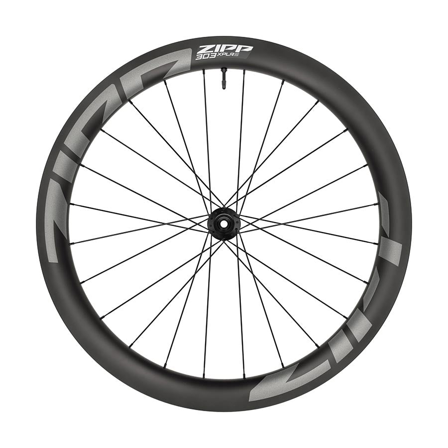 Zipp, 303 XPLR S, Wheel, Front, 700C / 622, Holes: 24, 12mm TA, 100mm, Disc Center Lock