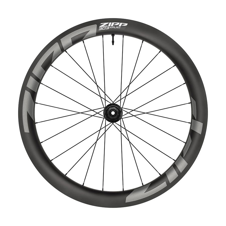 Zipp, 303 XPLR S, Wheel, Front, 700C / 622, Holes: 24, 12mm TA, 100mm, Disc Center Lock