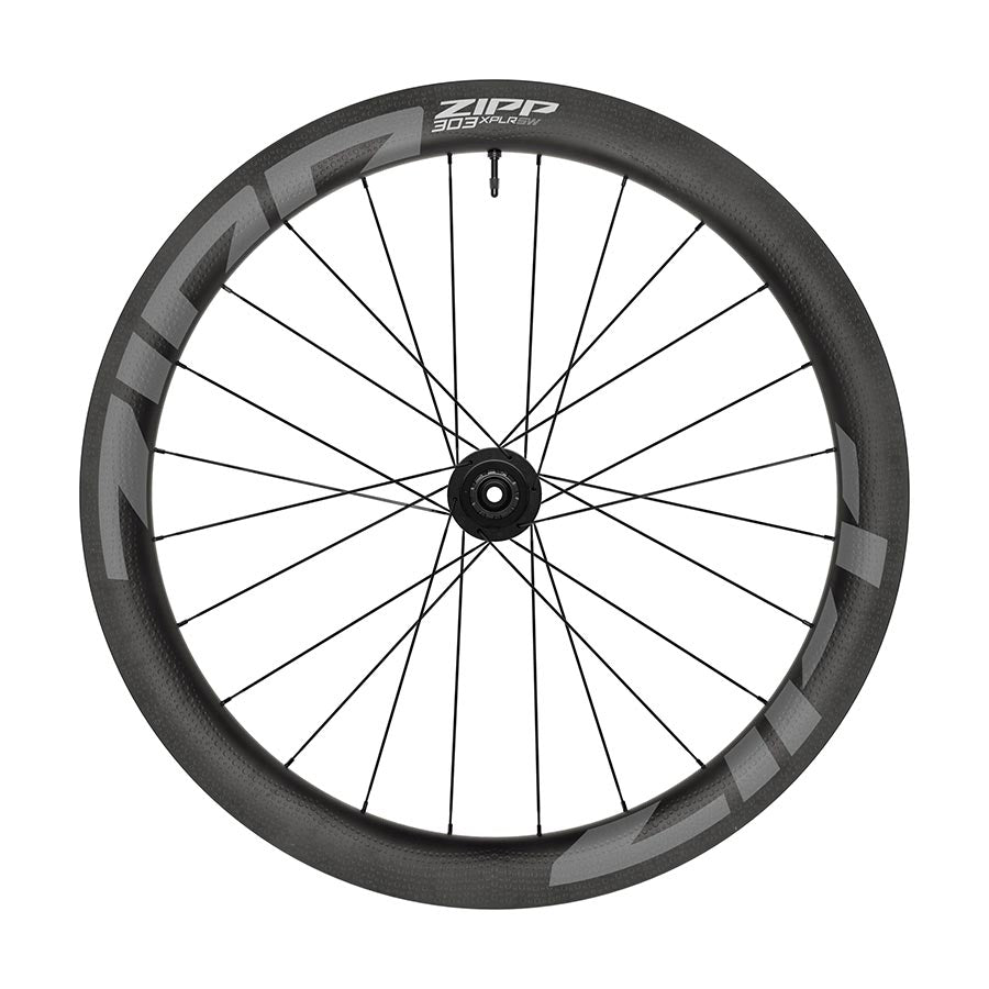 Zipp, 303 XPLR SW, Wheel, Front, 700C / 622, Holes: 24, 12mm TA, 100mm, Disc Center Lock