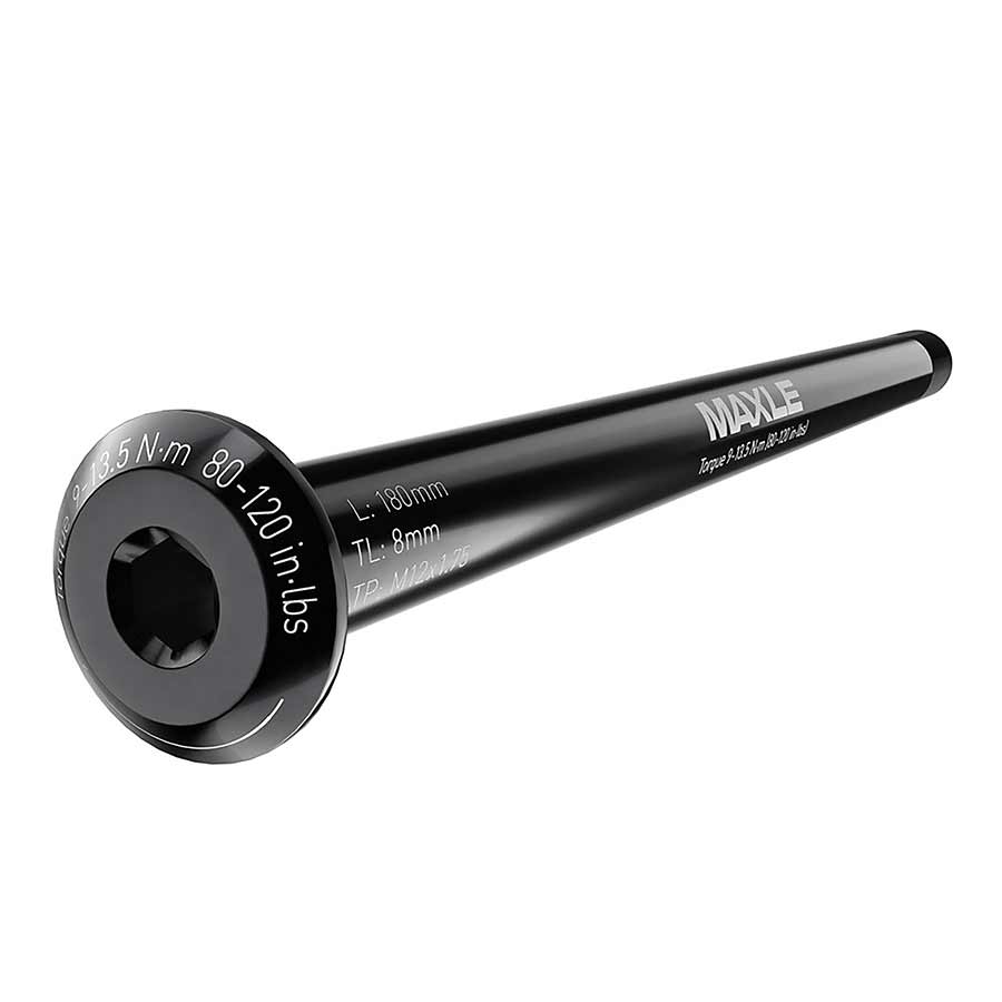 RockShox, MAXLE ULTIMATE, Thru Axle, Rear, 12x142mm TA, Length: 174mm, Thread Length: 20mm, Thread Pitch: M12x1.75, Standard