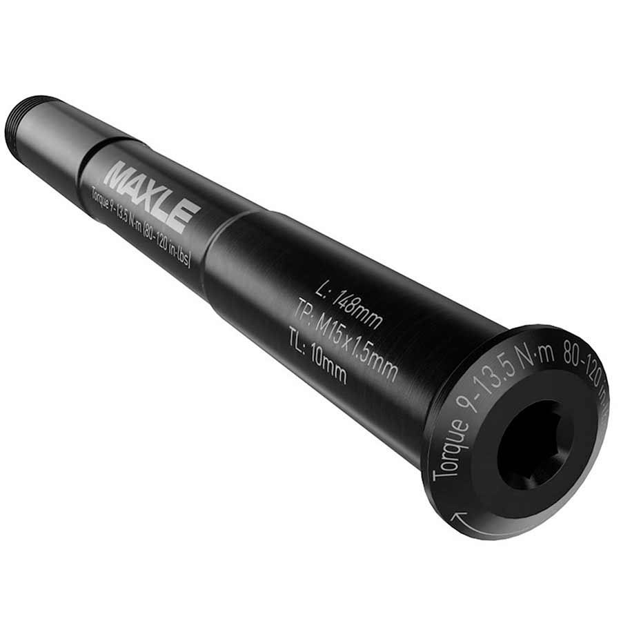 RockShox, MAXLE ULTIMATE, Thru Axle, Front, 12x100mm TA, Length: 125mm, Thread Length: 12mm, Thread Pitch: M12x1.50, Road Forks