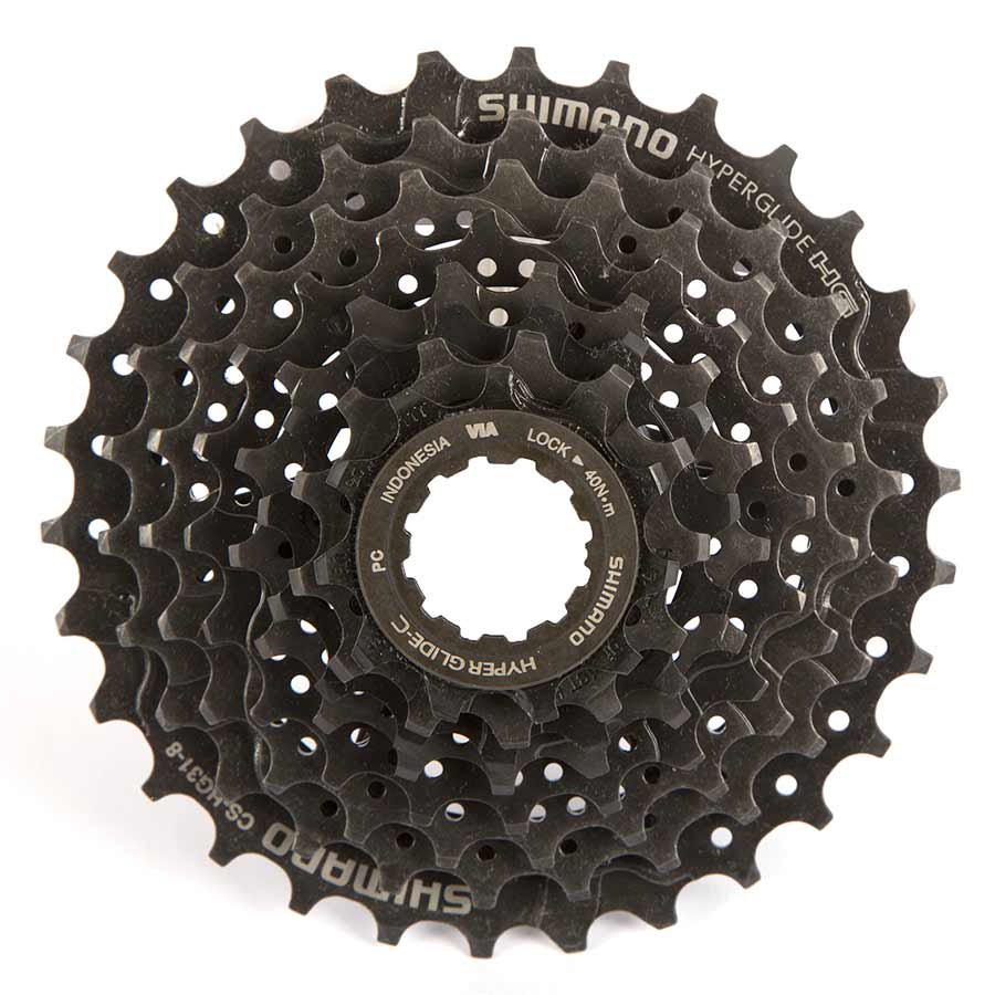 Shimano, CS-HG31, 8sp. cassette, 11-30T, 11-13-15-17-20-23-26-30