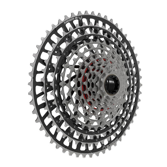 SRAM, XS-1299 XX Eagle SL T-Type, Cassette, Silver/Black, Speed: 12, 10-52T