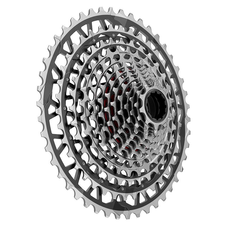 SRAM, XS-1275 GX Eagle T-Type, Cassette, Silver, Speed: 12, 10-52T