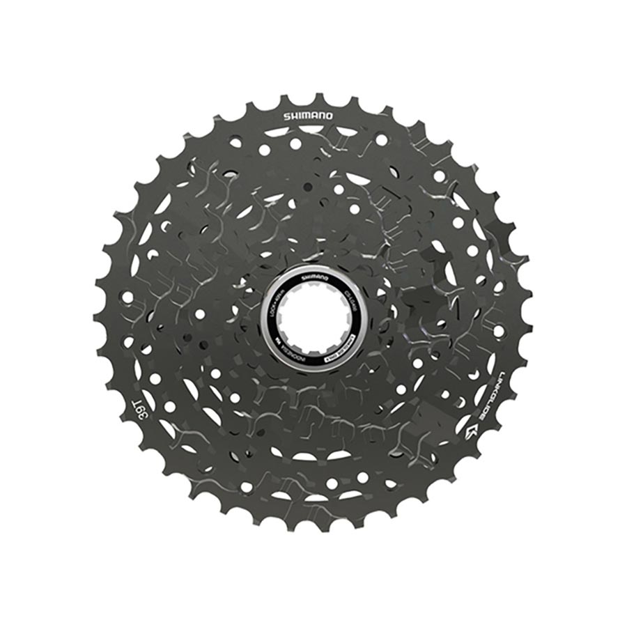 Shimano, CS-LG400-10, Cassette, Nickel plated, Speed: 10, 11-39T