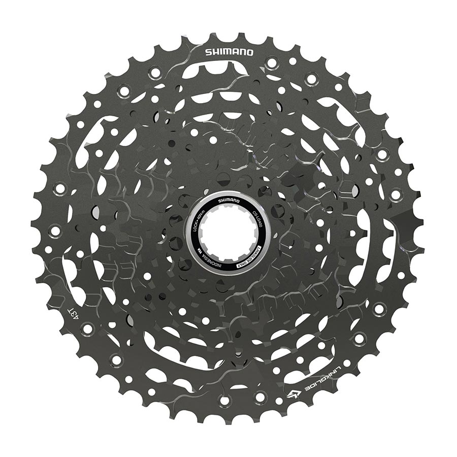 Shimano, CS-LG400-10, Cassette, Nickel plated, Speed: 10, 11-39T