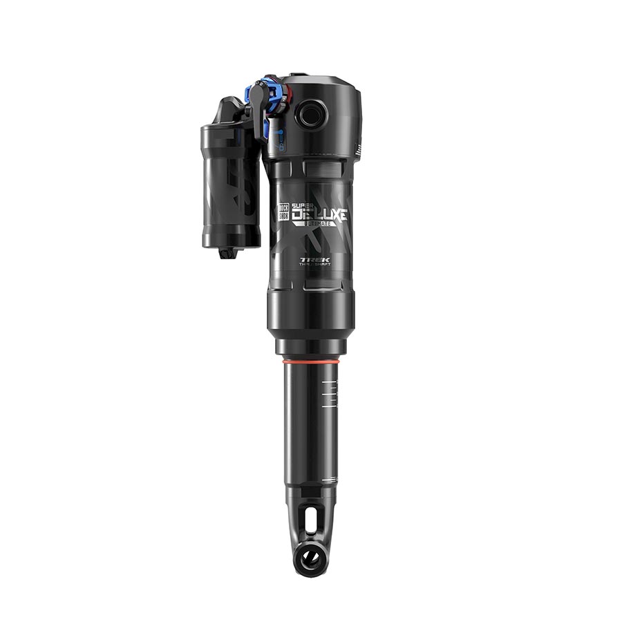 RockShox, Super Deluxe Thru Shaft RCT, Rear shock, 230x62.5, Shaft Eyelet: Trunnion, Body Eyelet: Yoke, 0Neg, Progressive,0Pos, MReb/MComp, 380Lockout