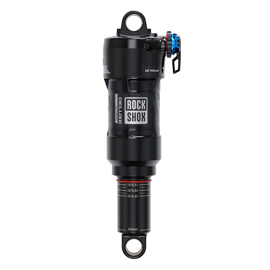 RockShox, Deluxe Ultimate RCT, Rear shock, 230x65, Shaft Eyelet: Standard, Body Eyelet: Standard, Linear, 0 Neg/1 Pos Token, Linear Reb/Low Comp, 380lb Lockout Force