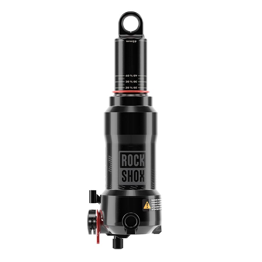 RockShox, Deluxe Nude RL3 C1, Rear shock, 165x45, Shaft Eyelet: Trunnion, Body Eyelet: Standard, Progressive 0Pos/0Neg Tokens, W/1 Efficiency Token, LM Tune,430 Lockout