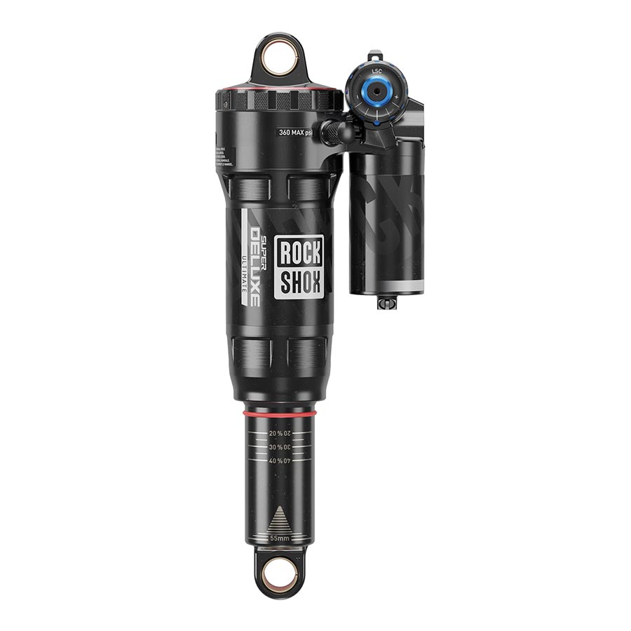 RockShox, Super Deluxe Ultimate C2, Rear shock, 230x65, Shaft Eyelet: Standard, Body Eyelet: Standard, 0 Neg/2 Pos Token, Reb55/Comp30, Lockout 4