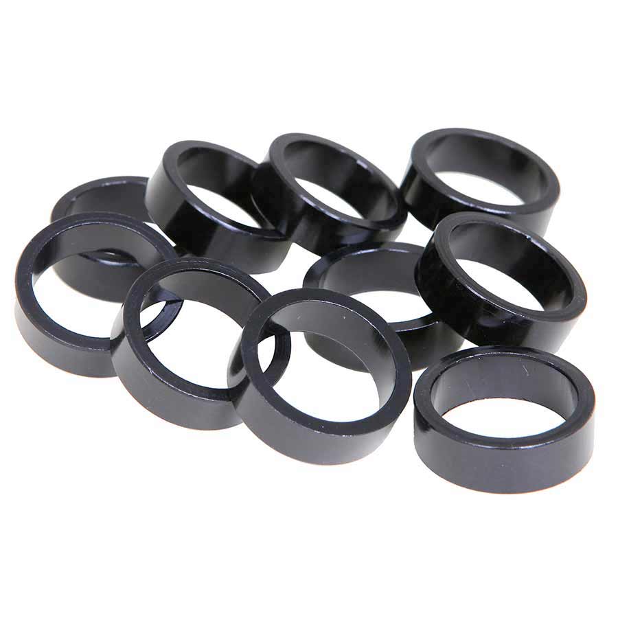 EVO, Alloy headset spacers, 28.6mm, Black, 2.5mm, (10X)