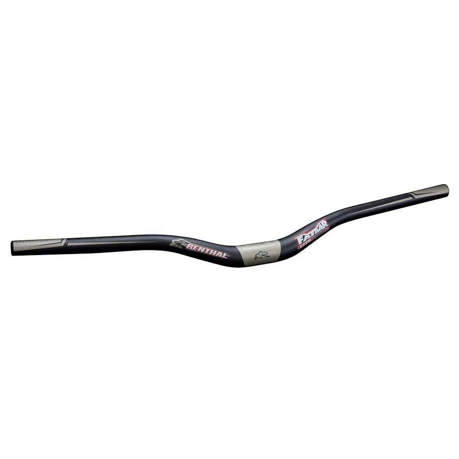 Renthal, Fatbar Lite Carbon 35, MTB Handlebar, Diameter: 35mm, 760mm, Rise: 10mm, Black