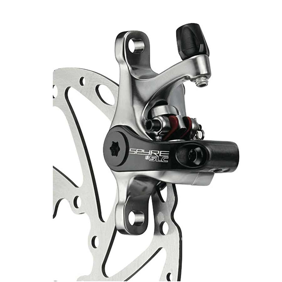 TRP, Spyre SLC, Road Mechanical Disc Brake, Front or Rear, Post mount, 140 or 160mm (not included), 170g, Silver