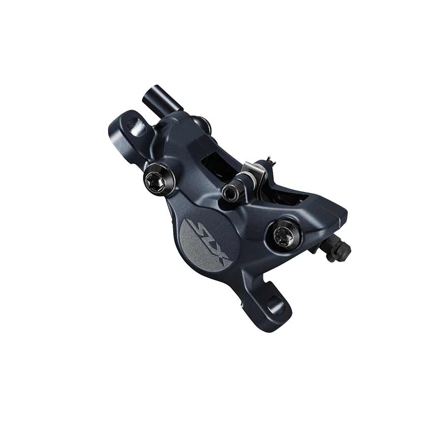 Shimano, SLX  BL/BR-M7100, MTB Hydraulic Disc Brake, Front, Post mount, Disc: Not included, 425g, Black, Set