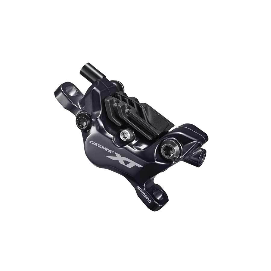 Shimano, XT BL-M8100/BR-M8120, MTB Hydraulic Disc Brake, Front, Post mount, Disc: Not included, 410g, Black, Set