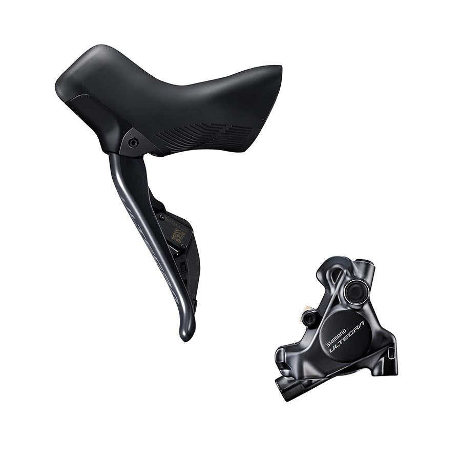 Shimano, Ultegra Di2 ST-R8170 / BR-R8170, Road Hydraulic Disc Brake, Front, Flat mount, Black, IR8170DLF6SC100A