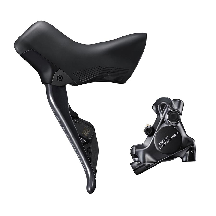 Shimano, Ultegra Di2 ST-R8170 / BR-R8170, Road Hydraulic Disc Brake, Front, Flat mount, Black, IR8170DLF6SC100A