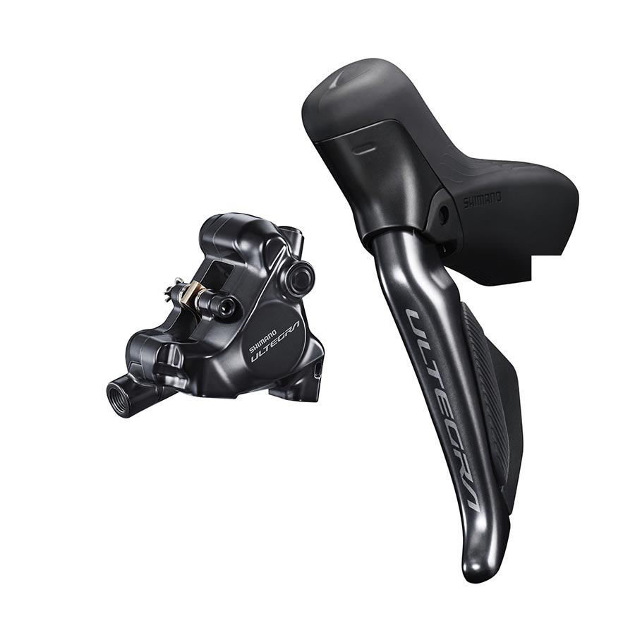 Shimano, Ultegra Di2 ST-R8170 / BR-R8170, Road Hydraulic Disc Brake, Front, Flat mount, Black, IR8170DLF6SC100A