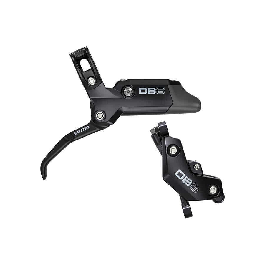 SRAM, DB8, MTB Hydraulic Disc Brake, Front, Post mount, Disc: Not included, Black