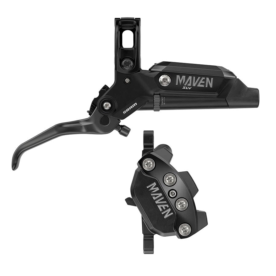 SRAM, Maven Silver, MTB Hydraulic Disc Brake, Front, Post mount, Black