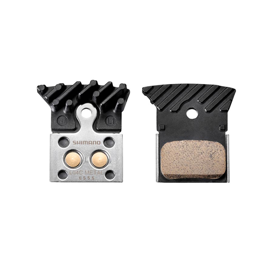 Shimano, L-Type, Disc Brake Pads, Shape: Shimano K-Type/L-Type, Metallic, Pair, IBPL04CMFA