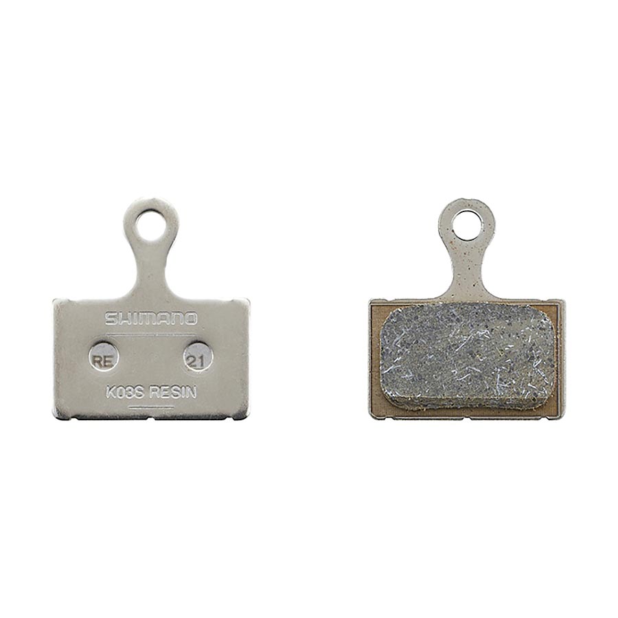 Shimano, K-Type, Disc Brake Pads, Shape: Shimano K-Type/L-Type, Resin, Pair, IBPK05TIRXA