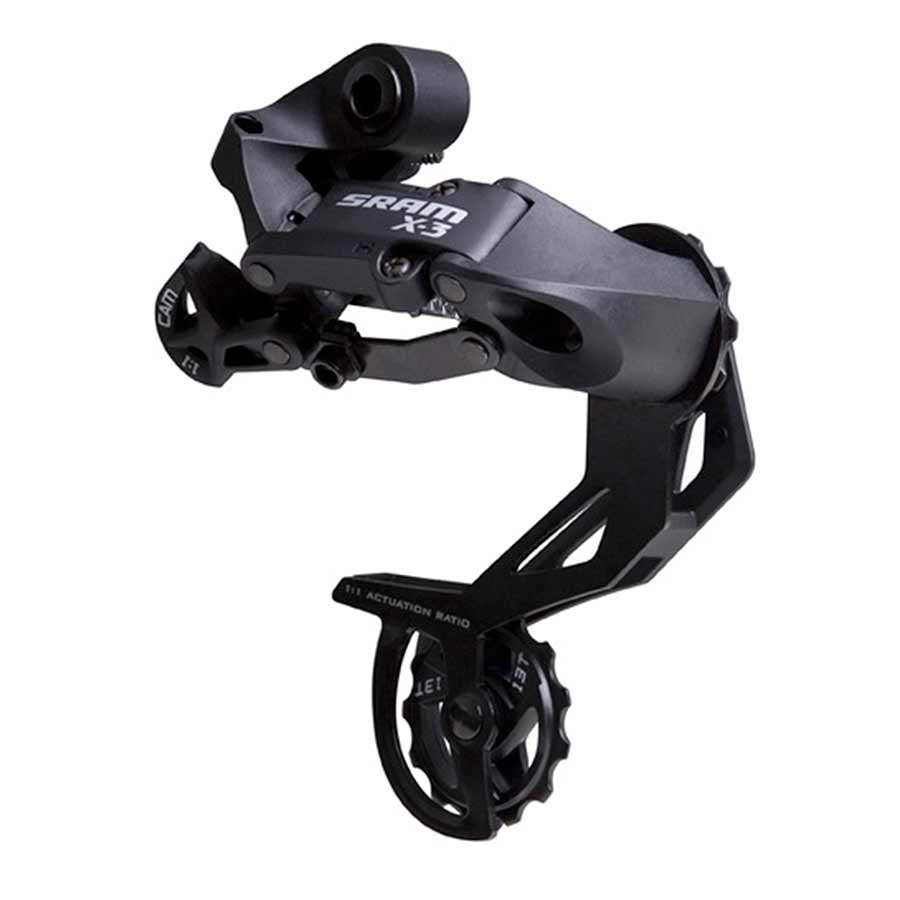 SRAM, X3, Rear derailleur, 7/8/9sp, Long cage, Black