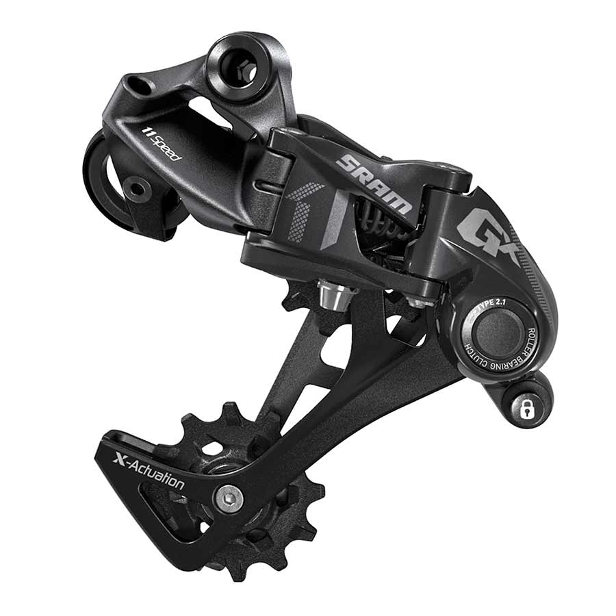 SRAM, GX 1X11, Rear derailleur, 1X11sp., Long cage, Black