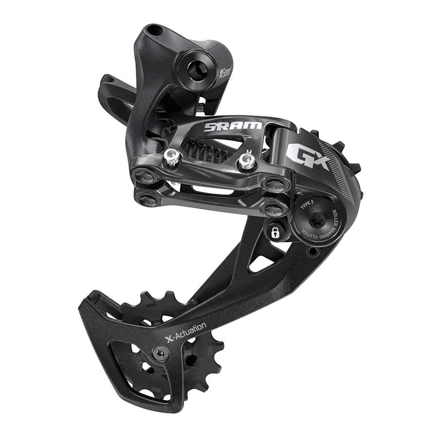 SRAM, GX 2X11, Rear derailleur, 2X11sp., Long cage, Black