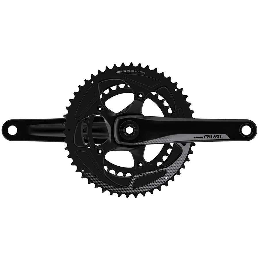 SRAM, Rival22, Crankset, 11sp., 170mm, 34/50T, BCD:110mm, GXP, 44.5mm, Black