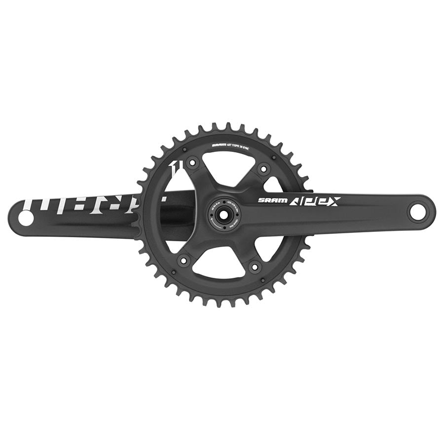 SRAM, Apex 1, Crankset, 10/11 sp., 165mm, 42T, BCD:110, GXP, 45.5mm, Black