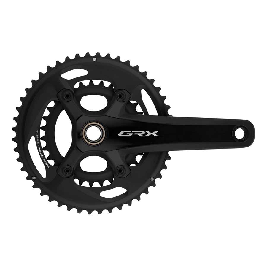 Shimano, GRX FC-RX810-2, Crankset, Speed: 11, Spindle: 24mm, BCD: 80/110, 31/48, Hollowtech II, 170mm, Black, Road Disc