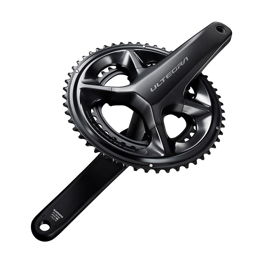 Shimano, Ultegra FC-R8100, Crankset, Speed: 12, Spindle: 24mm, BCD: 110, 34/50, Hollowtech II, 165mm, Black, Road Disc, IFCR8100AX04