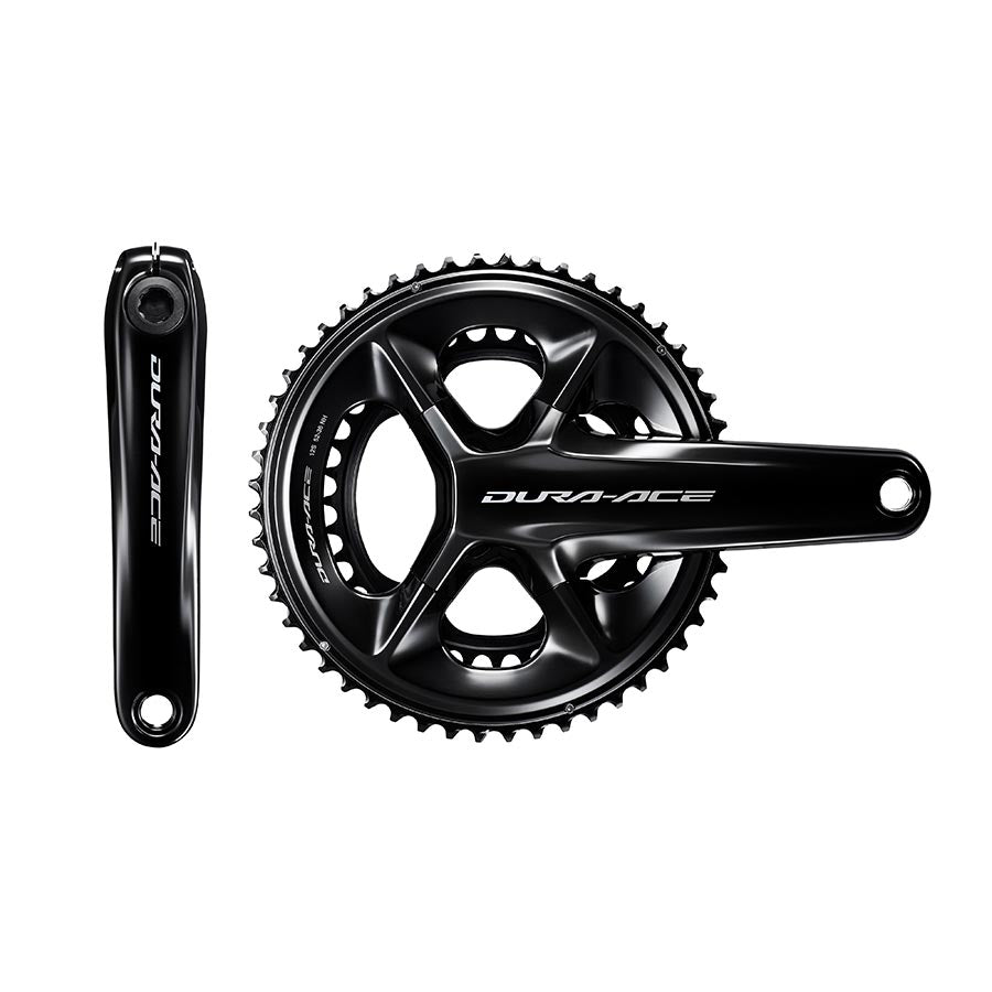 Shimano, Dura Ace FC-R9200, Crankset, Speed: 12, Spindle: 24mm, BCD: 110, 34/50, Hollowtech II, 165mm, Black, Road, IFCR9200AX04