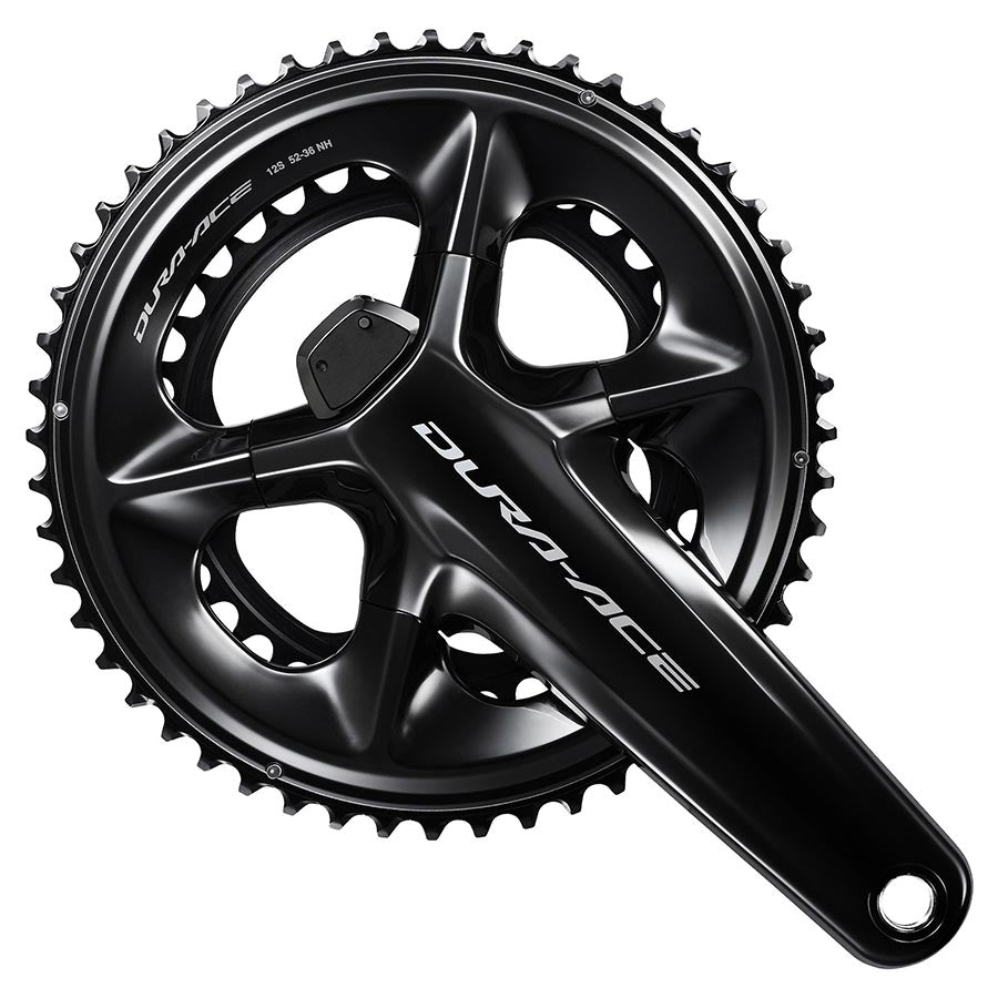 Shimano, Dura Ace FC-R9200-P Power Meter, Power Meter Crankset, Speed: 12, Spindle: 24mm, BCD: 110, 36/52, Hollowtech II, 172.5mm, Black, Road, IFCR9200PDX26D