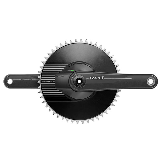 SRAM, Red AXS 1x Aero Power Meter E1, Power Meter Crankset, Speed: 12, Spindle: 28.99mm, BCD: Direct Mount SRAM 8 Bolt, 50, DUB, 160mm, Black, Road