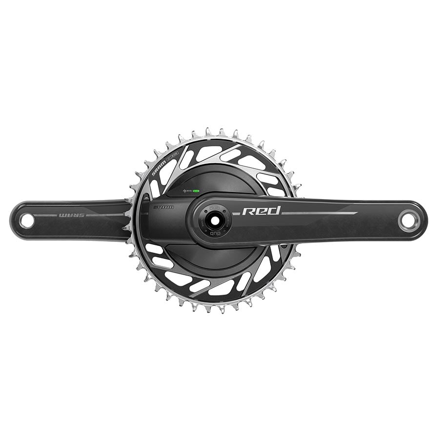 SRAM, Red AXS 1x XPLR Power Meter E1, Power Meter Crankset, Speed: 12/13, Spindle: 28.99mm, BCD: Thread Mount, 40, DUB, 160mm, Black, Road Disc