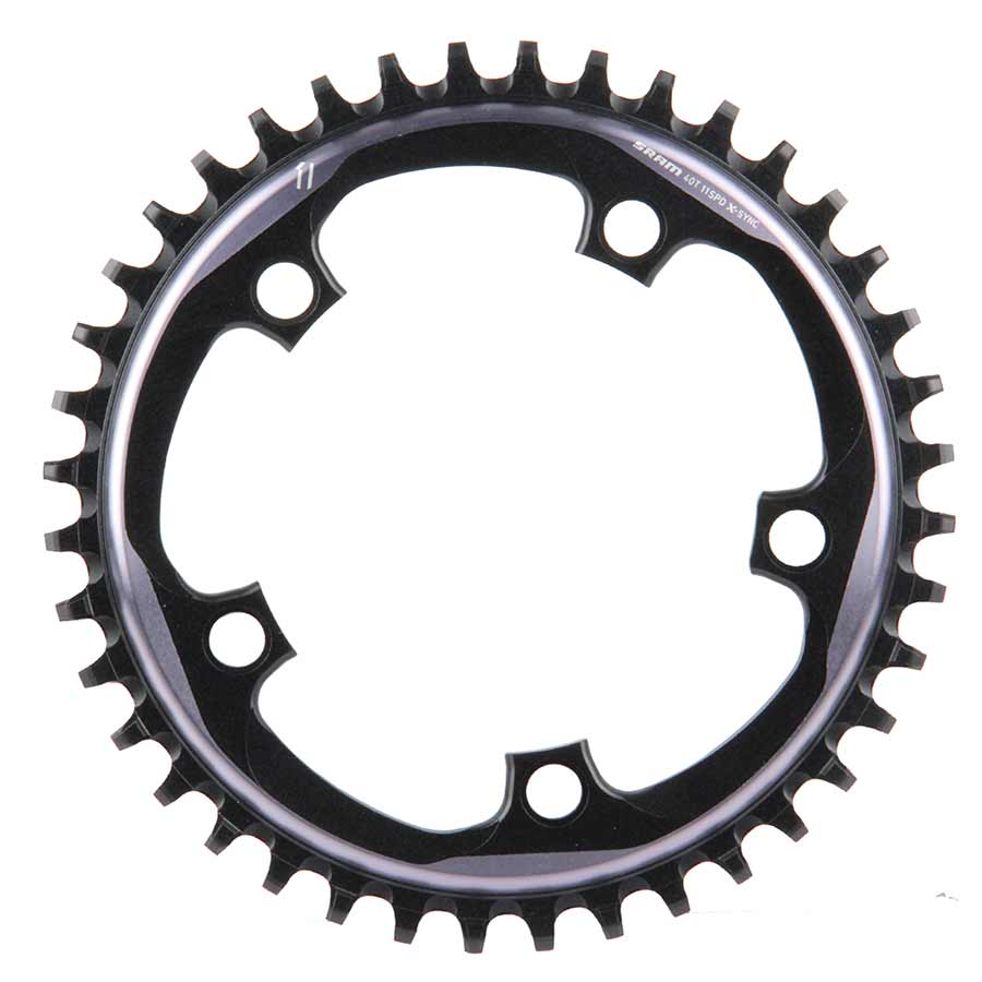 SRAM, 40T, 11sp, BCD: 110mm, 5 Bolts, X-Sync, Outer Chainring, For X-Sync, Aluminum, Grey, 11.6218.015.001