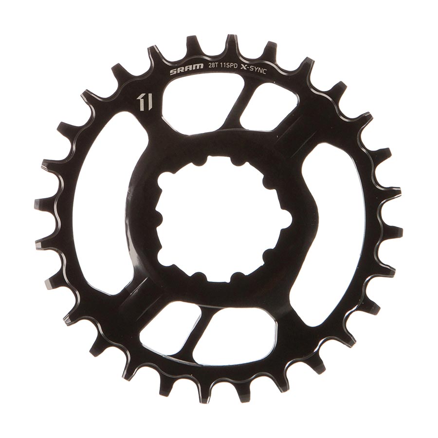 SRAM, X-Sync, 28T, 11sp, Direct Mount Chainring, Offset 3mm, Steel, Black