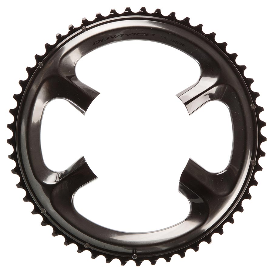 Shimano, Dura Ace FC-R9100, 53T Chainring, MW, 11sp, BCD: 110, Aluminum, Black